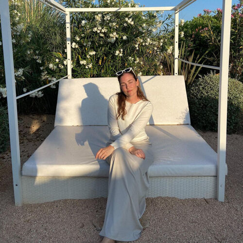 Basic-Pullover mit U-Boot-Ausschnitt aus Bio-Kaschmir